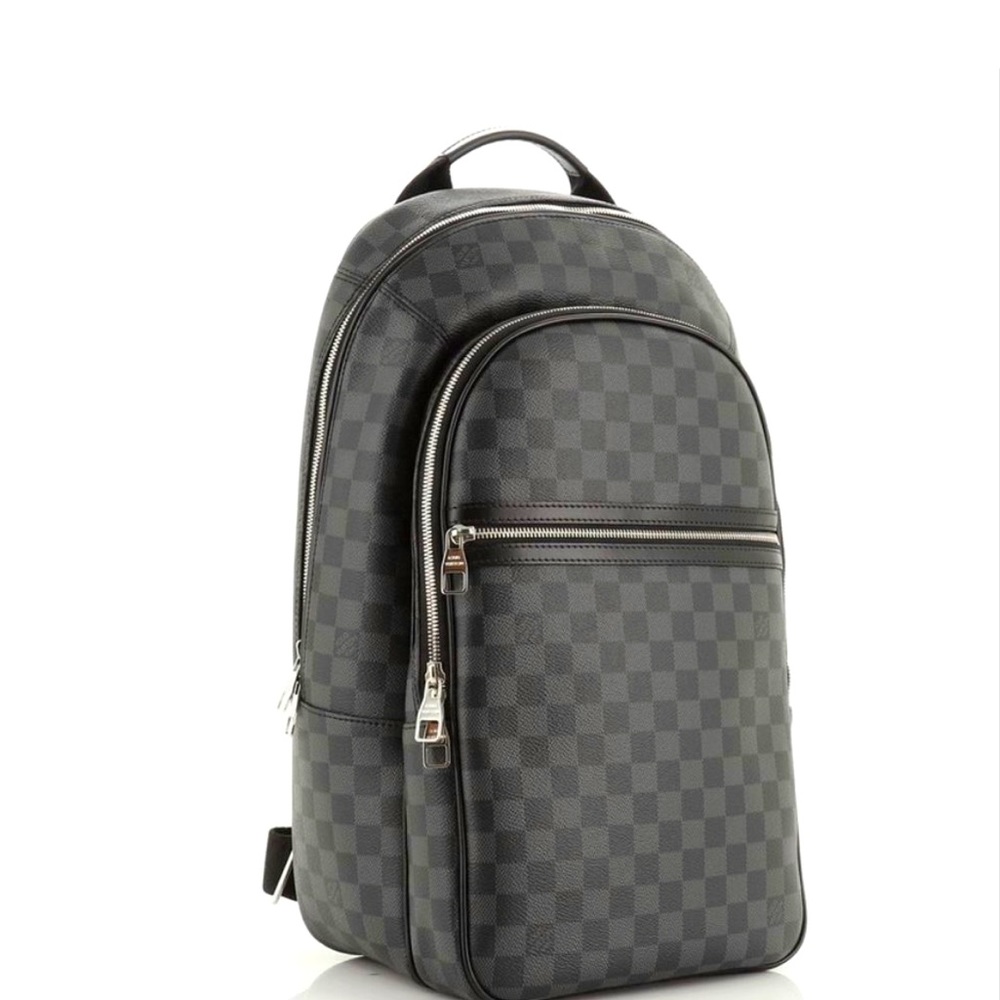 Louis Vuitton Michael Backpack Black Canvas Damier